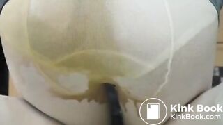 Huge Enema Panty Poop