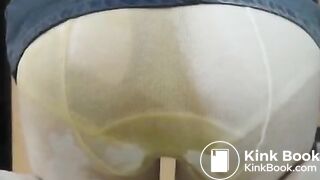 Huge Enema Panty Poop
