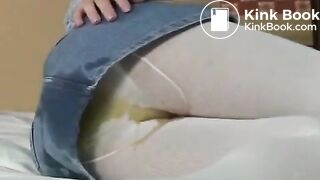 Huge Enema Panty Poop