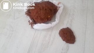 White panty poop. - video 3