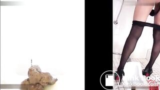 Jap ladies straining in the toilet - part 1