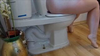 On toilet - video 3