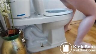 On toilet - video 3