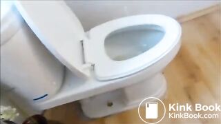 On toilet - video 3
