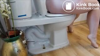 On toilet - video 3