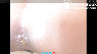 thick Latina scat show