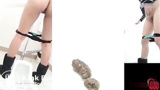 Jap ladies straining in the toilet - part 2