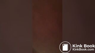 Big ebony booty poop