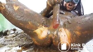 covered in shit dildo play