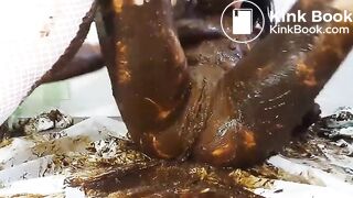 covered in shit dildo play