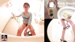 Sick Japanese women caught shitting and puking in toilets