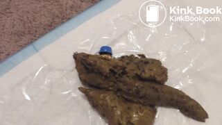 Shitting on tiny man