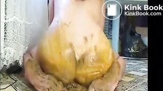 Hot & Shitty Anal Dildo Ride