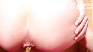 Sliding Poop From Her Pretty Ass