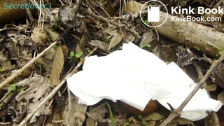 Shitting in the woods - video 9