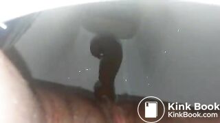 Nice amateur poo and pee