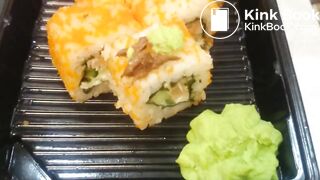 Girl eats her own shit in Japanese style