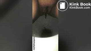 Good View of Girl Pooping
