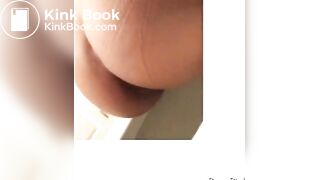Huge poop from her ass