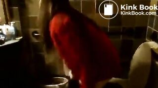 Teen shits in the snow