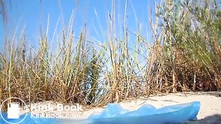 second girl on the beach