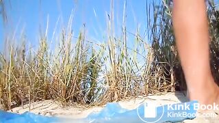 second girl on the beach