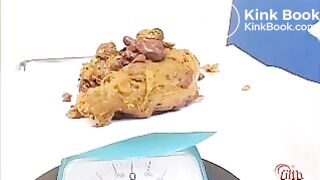 Japanese girl is unloading a huge turd - part 10