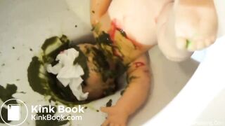 Angie dump on a doll