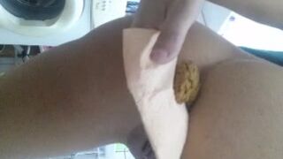 First time poop on cam - part 3