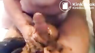 Nice girl who like suck a dick with shit