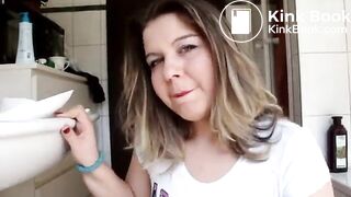 Cute German Girl Shits her Pantyhose