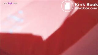 Pretty girl shits in pink shorts