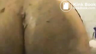 Pooping in Fishnet Tights