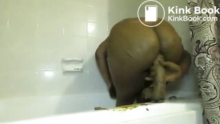 Black Chick Scat Shower