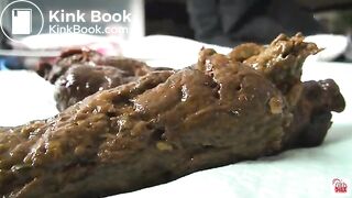 Bored wife puts a big pile of shit on a husband's favorite chair