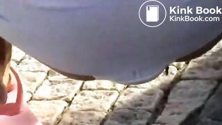 Girls shit in public