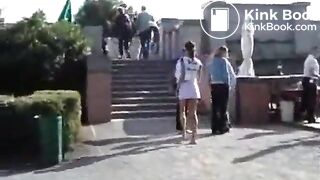 Girls shit in public