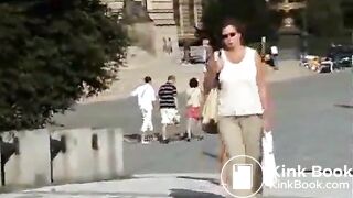 Girls shit in public