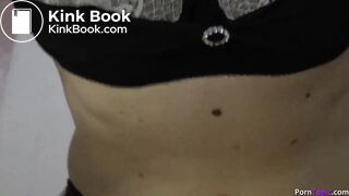 Girl in golden mask shit