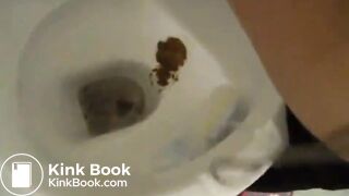 Toilet Pooping Hot Ass