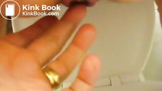 Wife poops in husbands hands