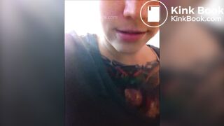 girl take a massive shit