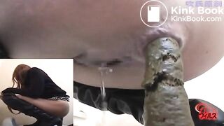 It's amazing to see a little girl hold in that much poop, for at least 2 or 3 days