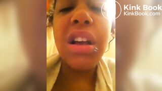 Ebony records herself shitting and shows it (Part 2)