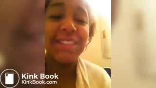 Ebony records herself shitting and shows it (Part 2)