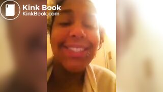 Ebony records herself shitting and shows it (Part 2)