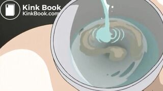 Purple Hair Lady gets an enema[Scat Hentai]