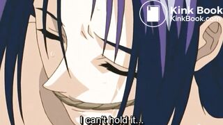 Purple Hair Lady gets an enema[Scat Hentai]