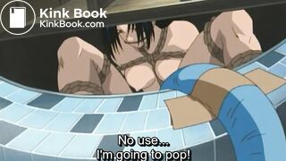 Purple Hair Lady gets an enema[Scat Hentai]