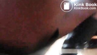 Beautiful black shitting and pissing